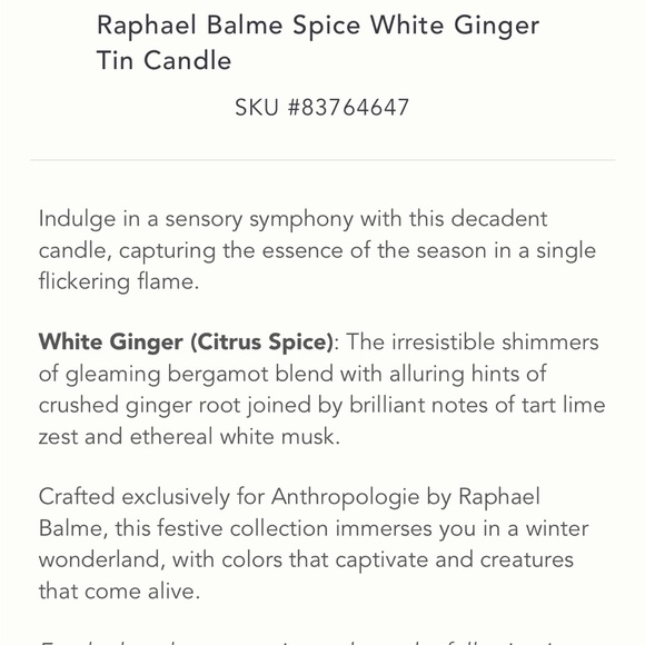 Raphael Balme RED Holiday Candle - Picture 2 of 8